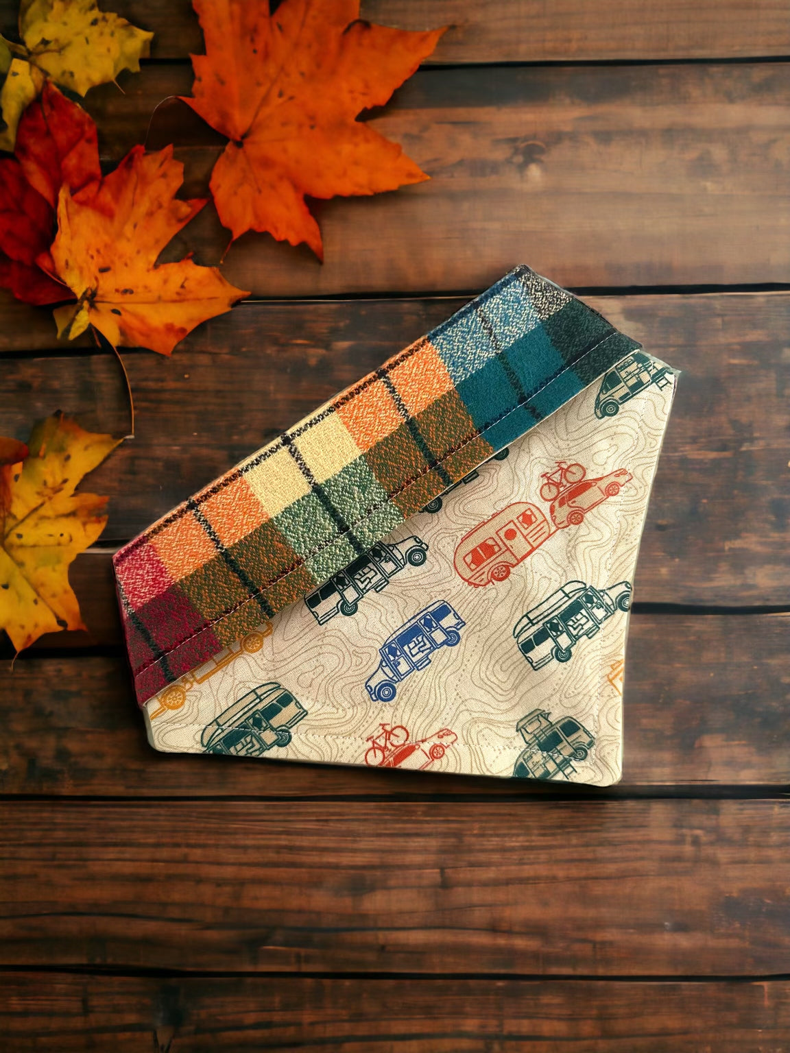 Retro Car Camping Bandana