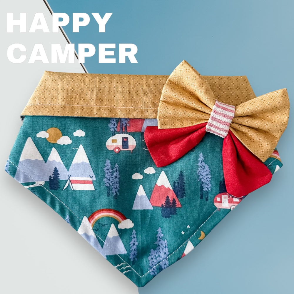 Happy Camper Reversible Bandana